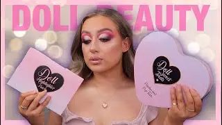 Testing DOLL BEAUTY | Peaches & Poptarts, Hall of Fame palettes FIRST IMPRESSIONS | Full face Review