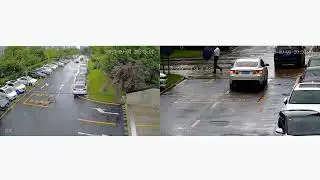 Caméra PTZ panoramique 180° Dahua – Auto-tracking intelligent sans angle mort (suivi véhicule)