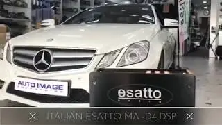 Mercedes E250 Simply upgrading with Esatto Audio Italy