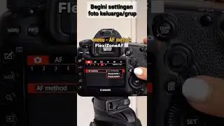 Cara setting kamera untuk foto keluarga