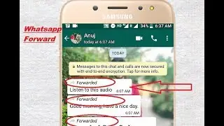 Whatsapp forward feature explained in hindi