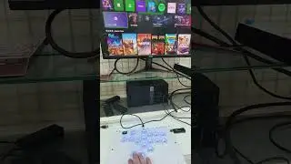 Raspberry Pi #GP2040 stick via USB pass port with #WingmanXB3 #xboxseriesx #raspberrypi  #brook