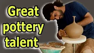 Master Pottery (Mr. Hossein Hasani) in Shiraz, Iran            #art #pottery #potery #pottery class