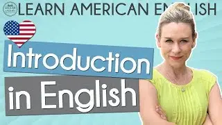 Introduction in English | Learn American English | English with Jackie
