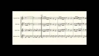 America for Saxophone quartet.