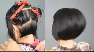 Beautiful bob haircut for thin hair ตัดผมบ็อบ ทุย ทุย สาวผมบาง