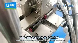 Double station filling and sealing machine with weighing and removing machine