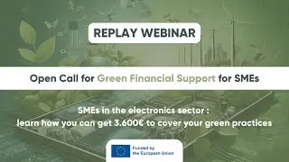 Open Call for Green Financial Support for SMEs