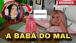 FINGI SER BABÁ E DEI UMA LIÇÃO NA CRIANÇA MIMADA EM BROOKHAVEN