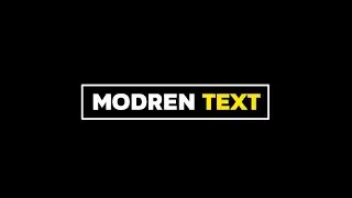 Kinemaster Tutorial : Modern Text Animation Kinemaster🔥