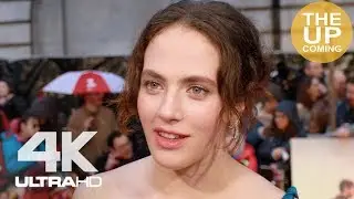 Jessica Brown Findlay interview at The Guernsey Literary and Potato Peel Pie Society premiere