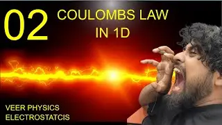 Coulomb's Law in 1D | Electric Charge & Field L-2 | CBSE Class 12 Physics | VEER Batch NEET 2024