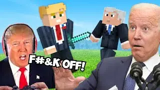 9 Minutes of US Presidents Playing Minecraft