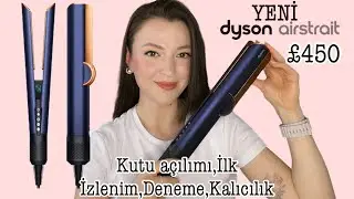 Yeni Dyson Airstrait Saç Düzleştirici/Kurutucuyu A’dan Z’ye İnceliyorum | Kutu açılımı,İlk izlenim