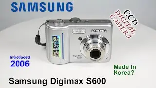 2006 Samsung Digimax S600 - CCD Digital Camera