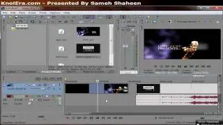 دورة تعليم ال Sony Vegas Pro - الدرس الرابع - الجزء الاول KnolEra