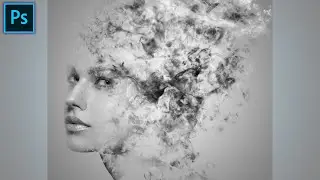 How to make smoke effect in Adobe Photoshop - Photoshop Tutorial