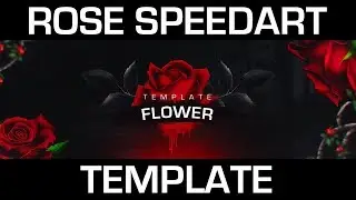 PHOTOSHOP - ROSE BANNER TEMPLATE (Link in desc.)