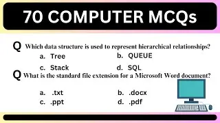 #2024 Computer-Based MCQs For Competitive Exams Preparation: CS Exams Questions || #CSE MCQ Practice