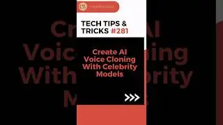 Create AI Voice Cloning With Celebrity Models I Cosas Learning | Tech Tips & Tricks 