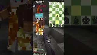 I won while playing chess ‐ minecraft