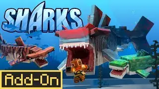 Sharks Add-On | Minecraft Marketplace Addon | Showcase