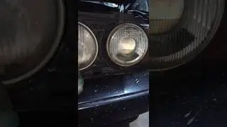 Bmw e34 старые фары не светят