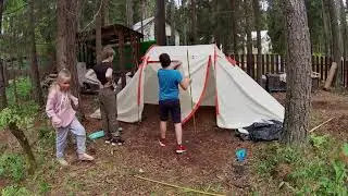 Сборка палатки