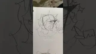 I get very silly and bored in church 🥰🥰 #artist #art #sketch #drawing #silly #gachakid