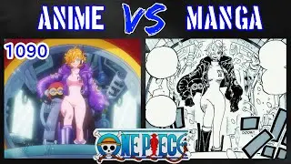 Anime VS Manga | ワンピース - One Piece Episode 1090