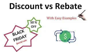 Discount vs Rebate explained with examples, differences and benefits
