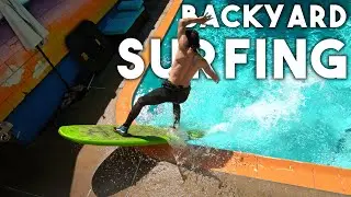 Backyard Surfing (1000FPS Slow Motion)