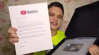 Я получил серебряную кнопку Ютуба/Silver Creator Award
