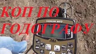 Cop with a professional metal detector AKA Signum MFD using a hodograph!