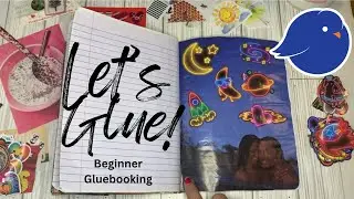 Let’s Play in My First Glue Book….It’s Gettin’ Chunky!!! Color Gluebook Great for Beginners!