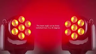 NEW! 7 x60W Hight Brightness LED Wash Moving Head with Zoom