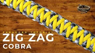 ZIG-ZAG🐍 COBRA🪢 KNOT Design | Paracord Bracelet Tutorial