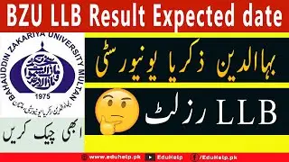 BZU LLB Result 2022 Expected date