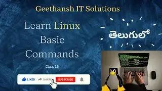 Linux Basic commands16 | Linux for beginners | Linux in Telugu | Linux Commands