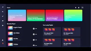 Websites Music Menggunakan Html, Css, Js part 1