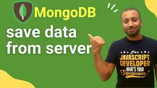 MongoDB bangla tutorial 9 : save data in database from express server