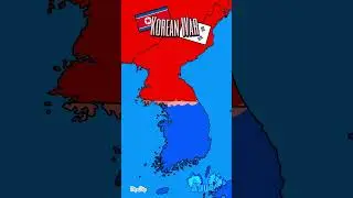 The Korean War Animation, Thx for 1.5K Subscribers let's get to 2K #shorts #korea