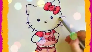 Как нарисовать HELLO KITTY.