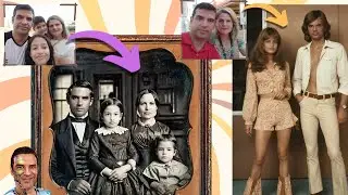 🤖 TRANSFORMAR IMÁGENES FOTOS FAMILIARES a ESTILO RETRO - VINTAGE 70 60 - Blanco y negro con I.A.