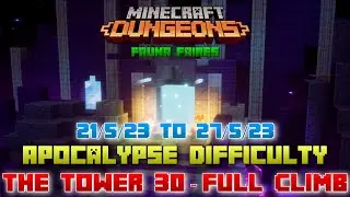 The Tower 30 [Apocalypse] Full Climb, Guide & Strategy, Minecraft Dungeons Fauna Faire
