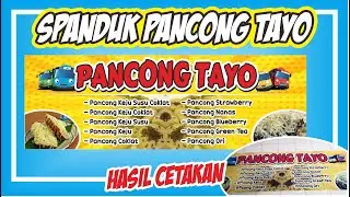 Desain Spanduk Pancong Tayo