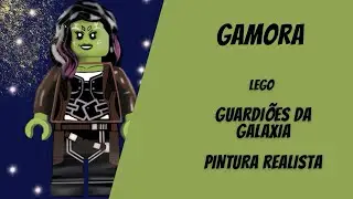 Pintura Realista Gamora Lego #lego #gamora #trending #shorts #shortsvideo #youtubeshorts