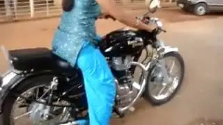 Riding Bike For Pakistani Girl