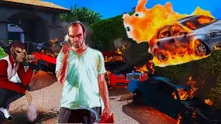 Trevor destroyed Michael car’s collection || GTA V GAMEPLAY 4k || #gta #gtav #gta5