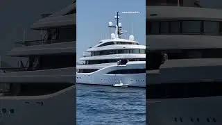 Crew cleaning Faith yacht in Saint-Tropez #today